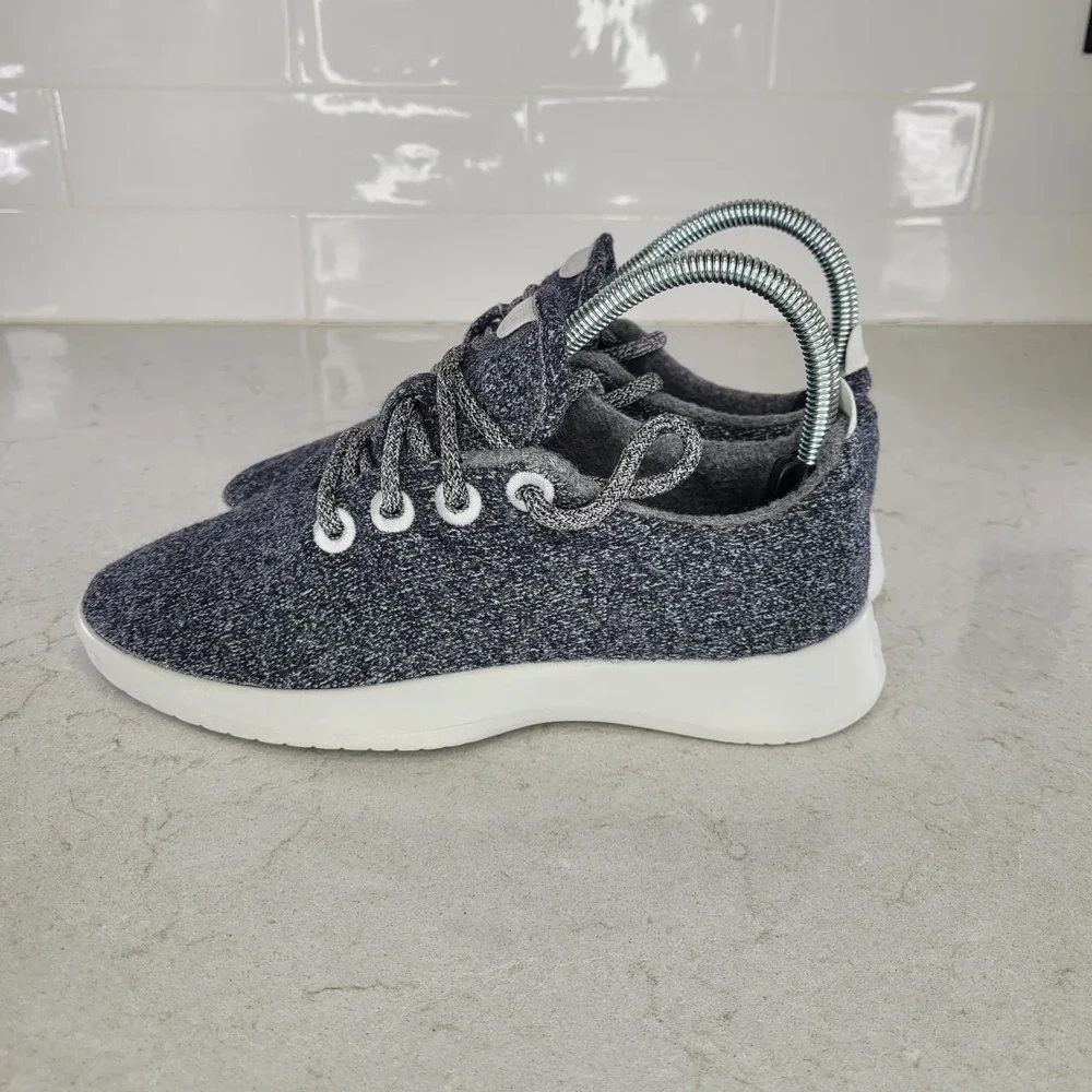 Allbirds Wool‎ Runners WR Gray Lace Up Athletic Shoes Sneakers Womens Size 7 M